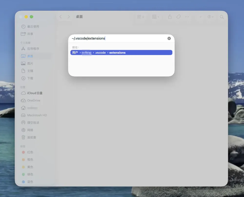 macOS 扩展目录路径